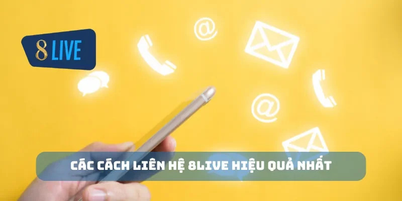 Các cách liên hệ 8Live hiệu quả nhất