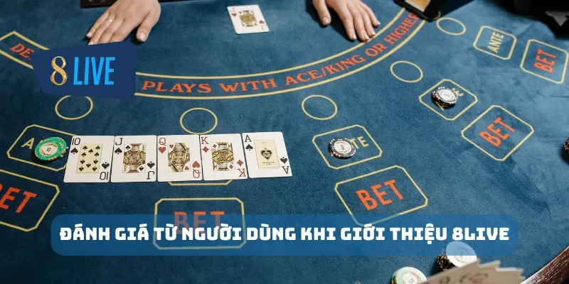 Đánh giá từ người dùng khi giới thiệu 8Live
